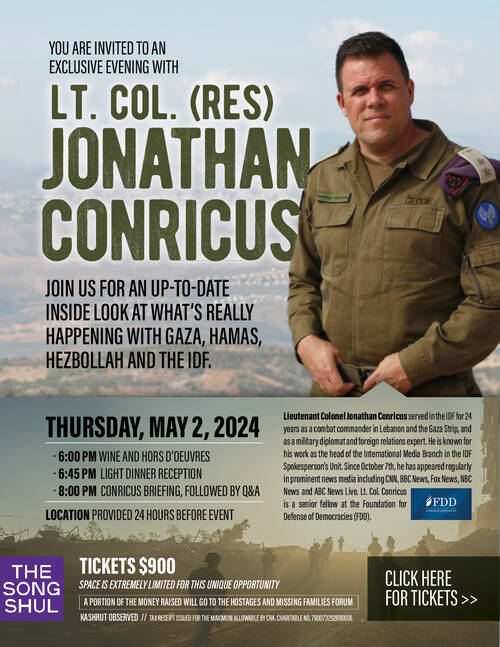 Banner Image for An Evening with Lt. Col. Jonathan Conricus